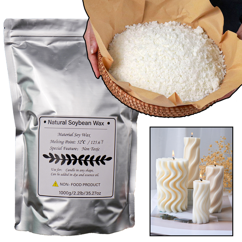 Candle Making Kit - 1000g 500g 250g 100g Naturalny Wosk