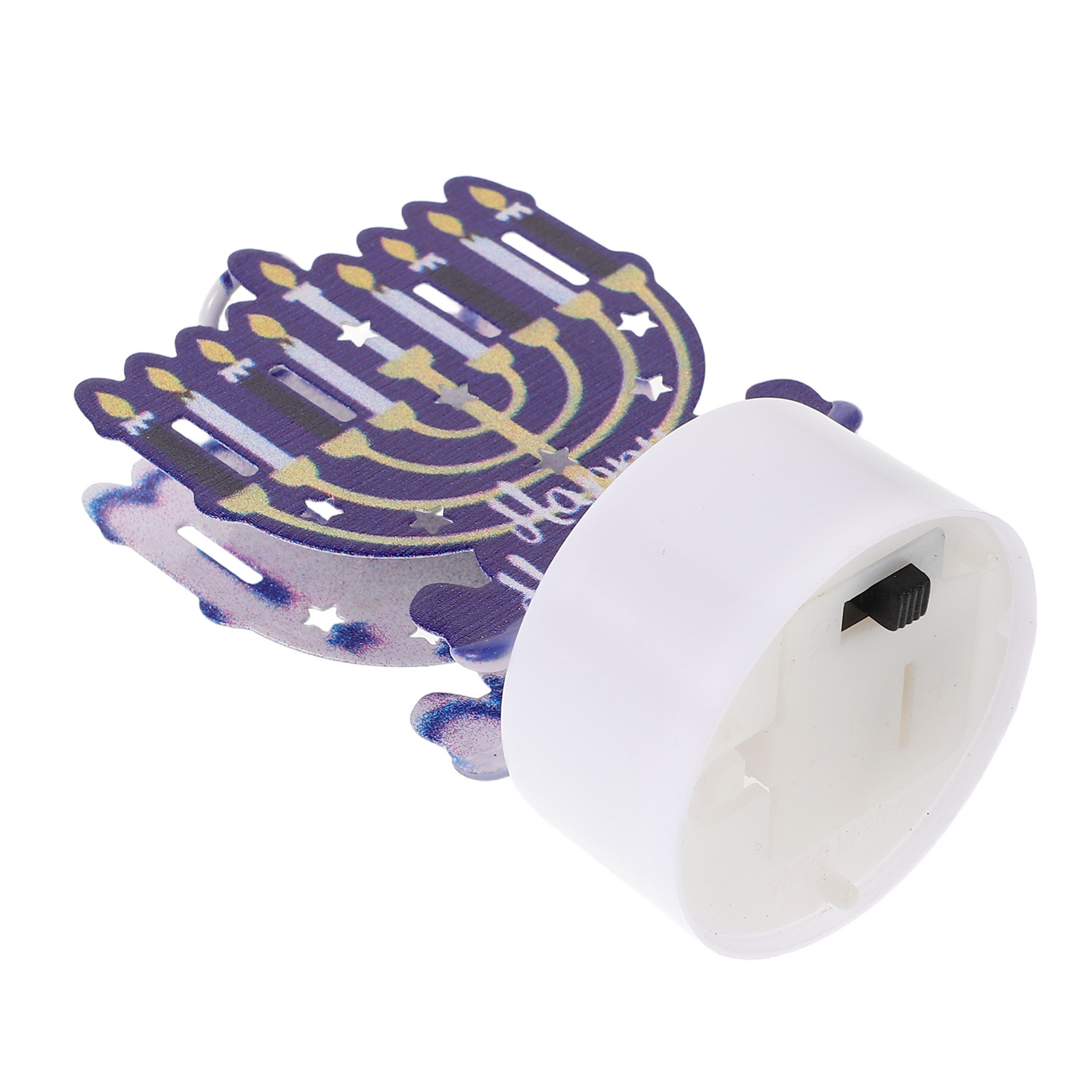 Paraffin Wax - Żelazne, bezpłomieniowe świece LED na Chanucę,