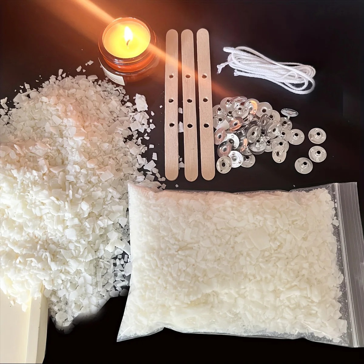 Candle Making Kit - Zestawy do wyrobu świec 100g wosku