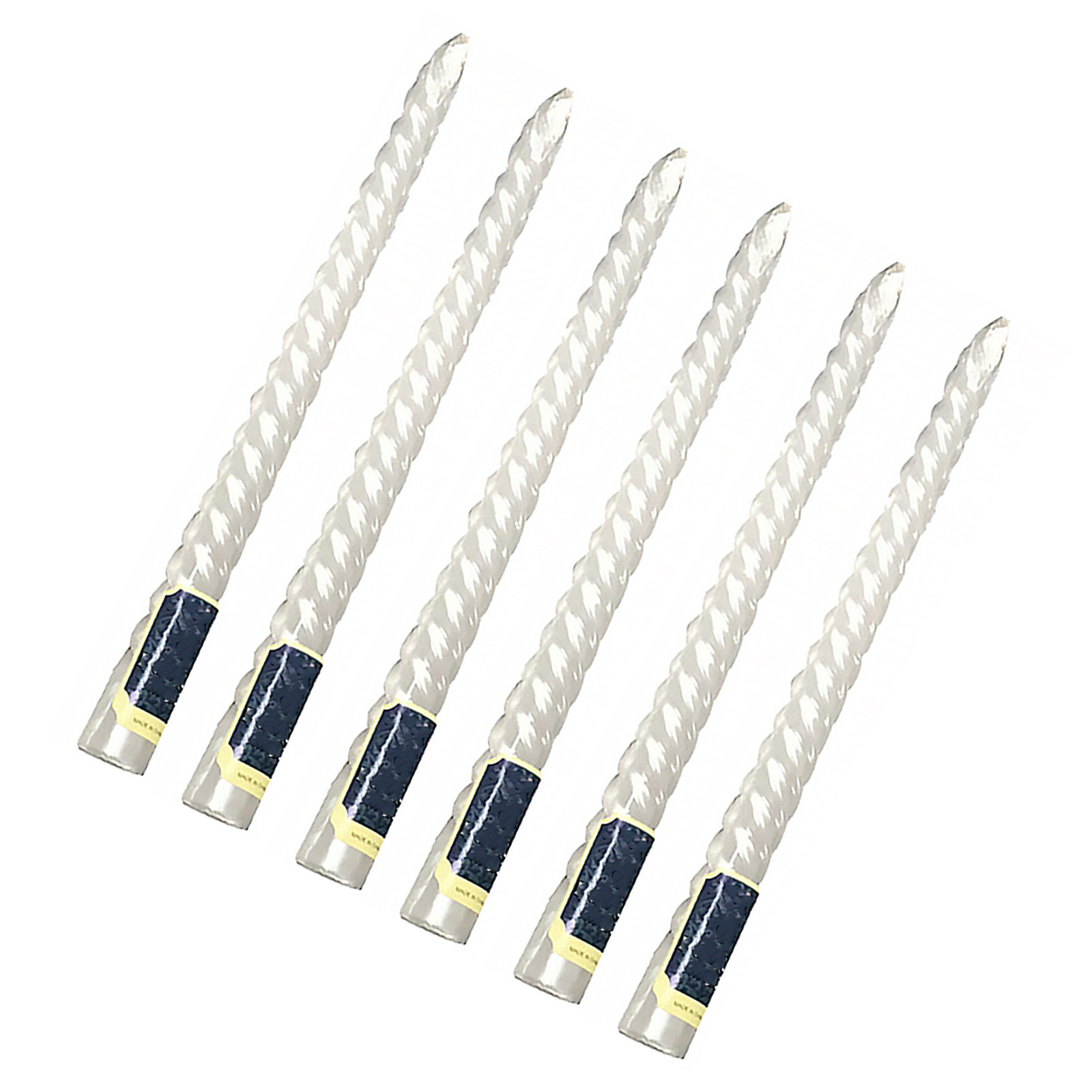 Paraffin Wax - 6 szt. Długie Białe 25 cm