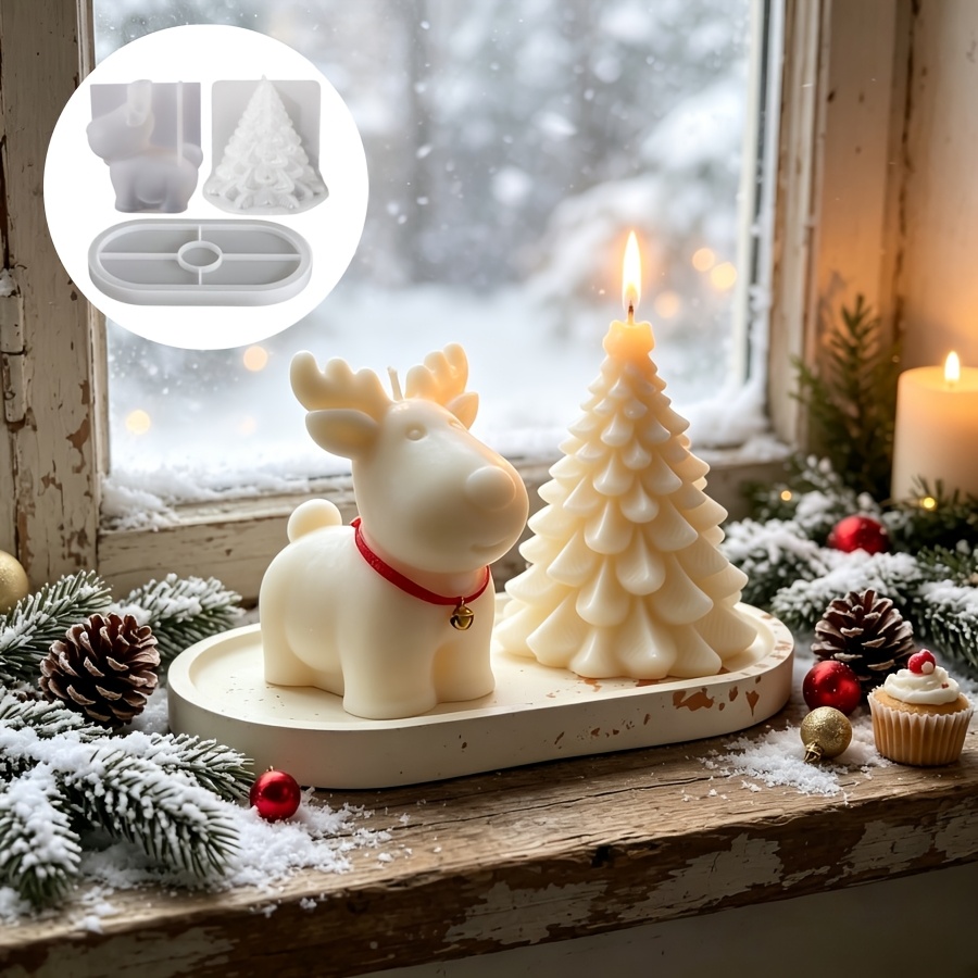 Zestaw 3 silikonowych form do  – Candle Making Kit recenzja i cena